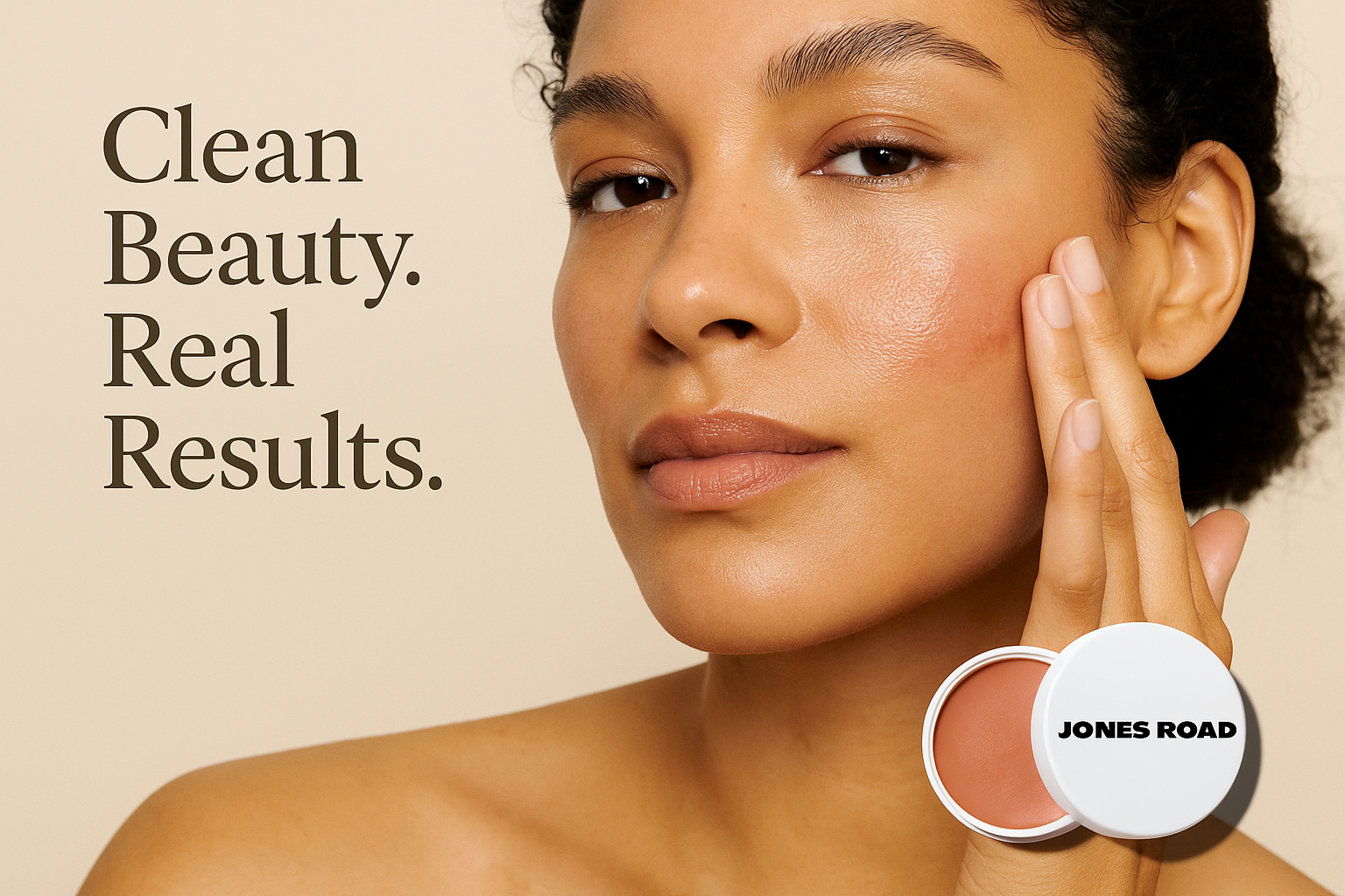 Jones Road Beauty clean beauty ad — feed