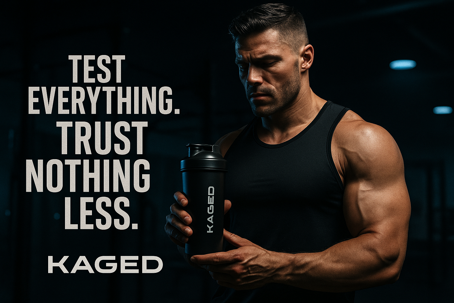 Kaged sports nutrition ad — feed